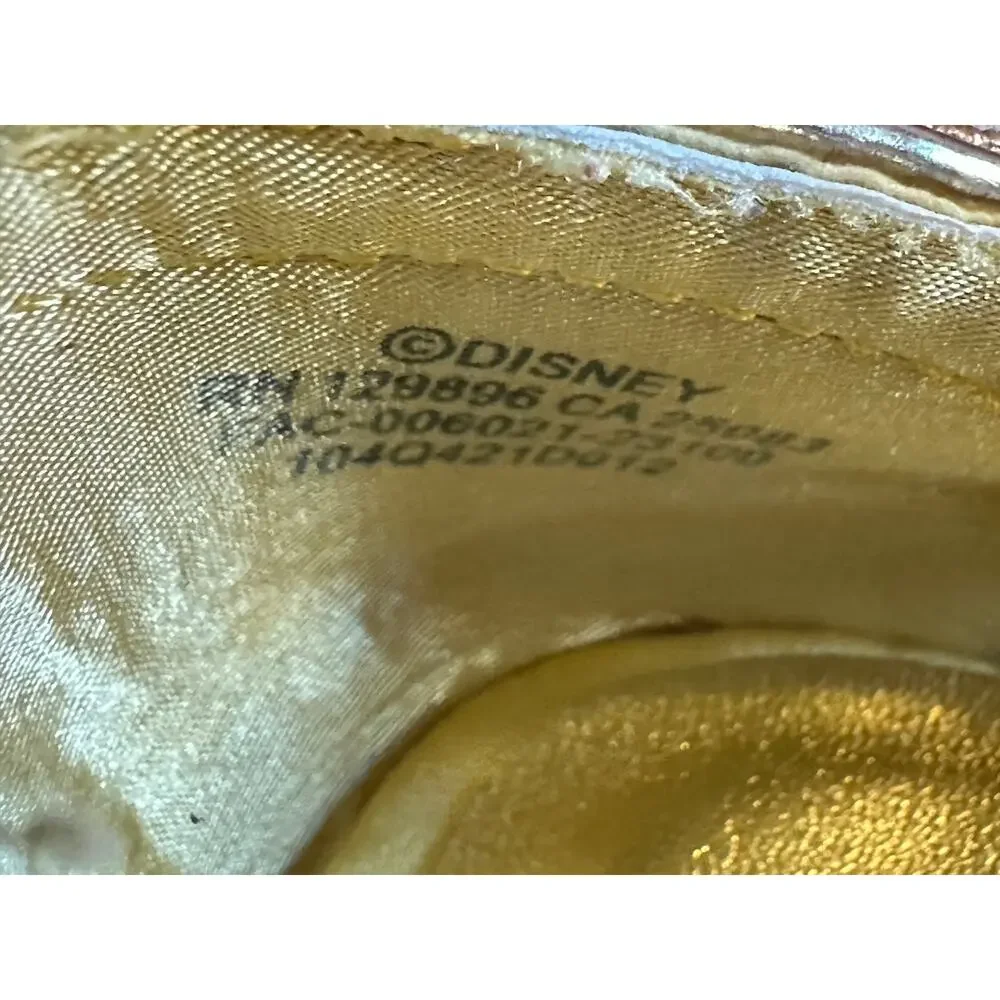 Disney Store Belle Princess Shoes Jewel Beauty & the Beast Girls Size 7/8